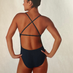 ESWIM Speedo Navy Endurance+ Women's Crossback Training Suit
